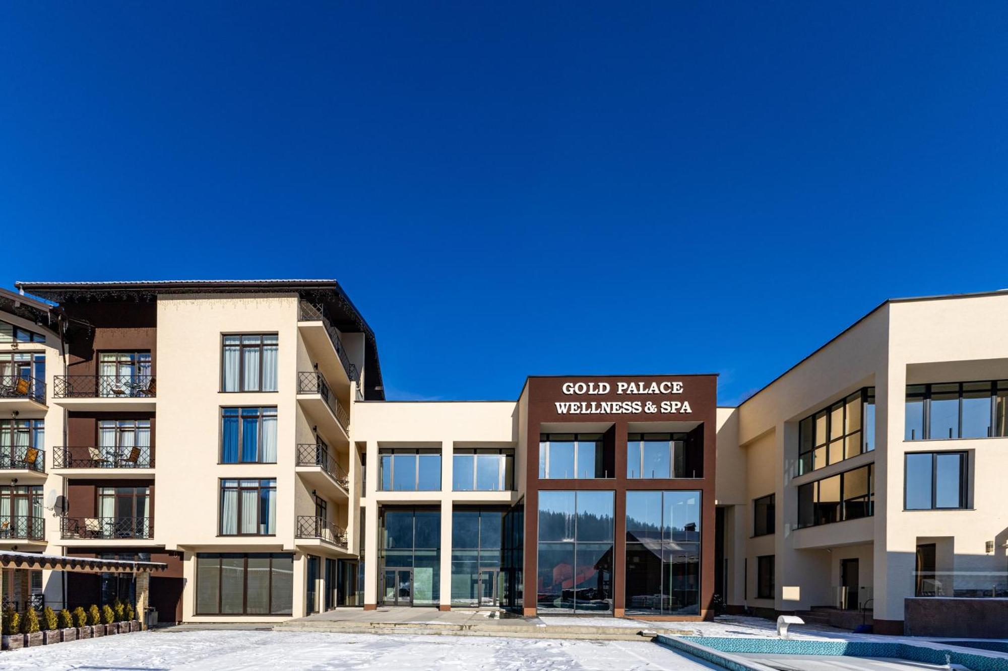 Gold Palace Wellness & Spa Bukovel Bagian luar foto